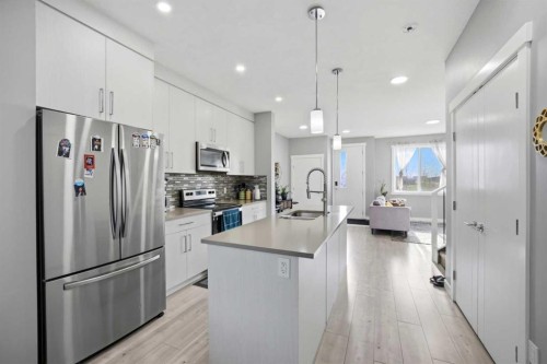668 Cornerstone Boulevard Ne, Calgary, AB - Indoor Photo Showing Kitchen With Upgraded Kitchen