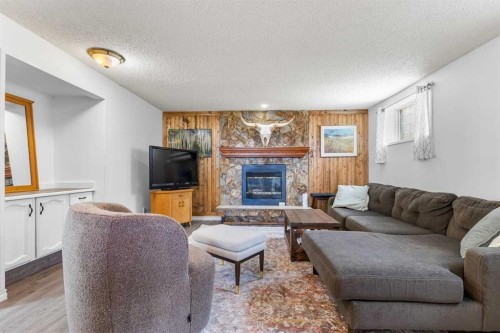 28 Beddington Crescent Ne, Calgary, AB - Indoor Photo Showing Living Room With Fireplace
