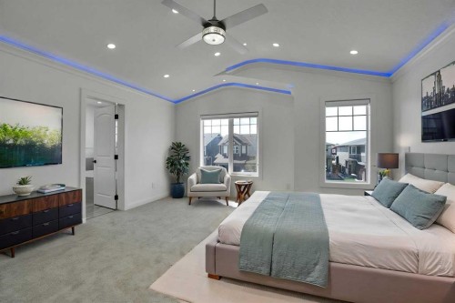 248 Sandpiper Boulevard, Chestermere, AB - Indoor Photo Showing Bedroom