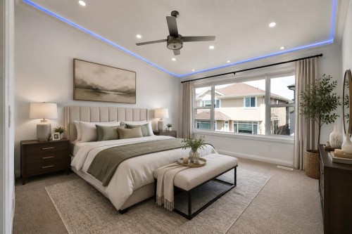 248 Sandpiper Boulevard, Chestermere, AB - Indoor Photo Showing Bedroom