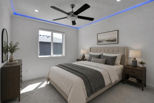 248 Sandpiper Boulevard, Chestermere, AB - Indoor Photo Showing Bedroom