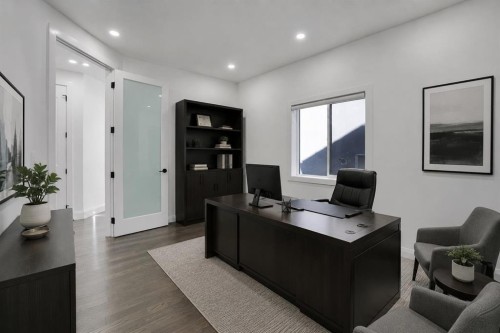 248 Sandpiper Boulevard, Chestermere, AB - Indoor Photo Showing Office