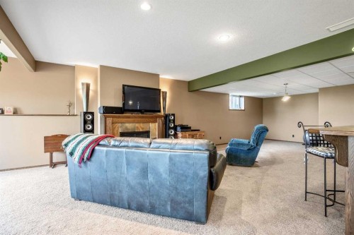 37 Wyndham Park Way, Carseland, AB - Indoor Photo Showing Basement