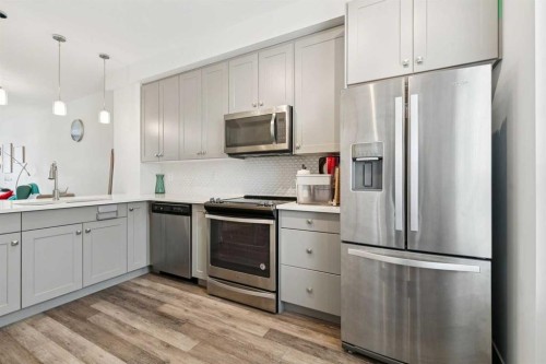 108-11 Evanscrest Mews Nw, Calgary, AB - Indoor Photo Showing Kitchen With Upgraded Kitchen