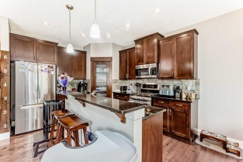 228 Cranston Drive Se, Calgary, AB - Indoor Photo Showing Kitchen