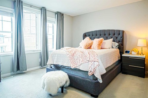1460 Carrington Boulevard Nw, Calgary, AB - Indoor Photo Showing Bedroom