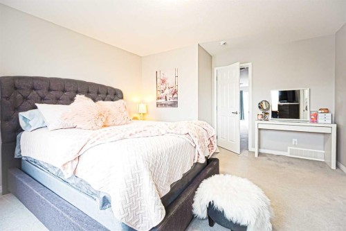 1460 Carrington Boulevard Nw, Calgary, AB - Indoor Photo Showing Bedroom