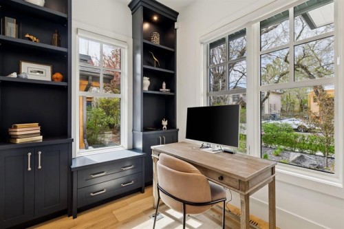 1119 Riverdale Avenue Sw, Calgary, AB - Indoor Photo Showing Office