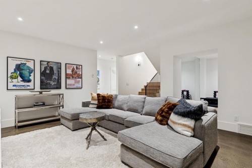 1119 Riverdale Avenue Sw, Calgary, AB - Indoor Photo Showing Living Room