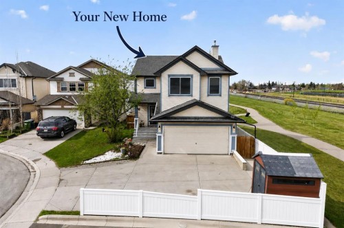 130 Morningside Point Sw, Airdrie, AB - Outdoor With Facade
