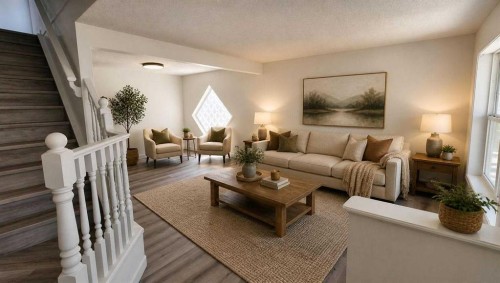 289 Canals Circle Sw, Airdrie, AB - Indoor Photo Showing Living Room