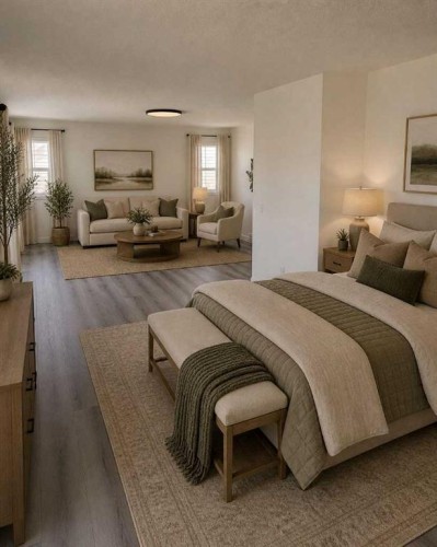 289 Canals Circle Sw, Airdrie, AB - Indoor Photo Showing Bedroom