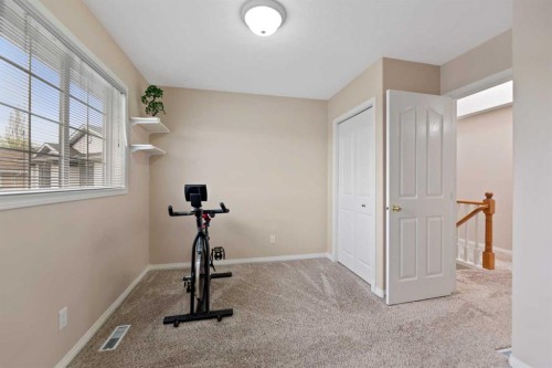 434 Douglas Woods Mews Se, Calgary, AB - Indoor Photo Showing Gym Room