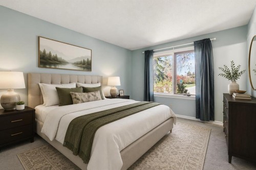 923 Midridge Drive Se, Calgary, AB - Indoor Photo Showing Bedroom