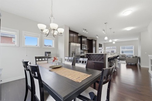 22 Redstone Road Ne, Calgary, AB - Indoor Photo Showing Dining Room