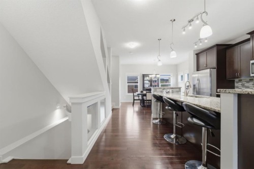 22 Redstone Road Ne, Calgary, AB - Indoor Photo Showing Kitchen With Upgraded Kitchen