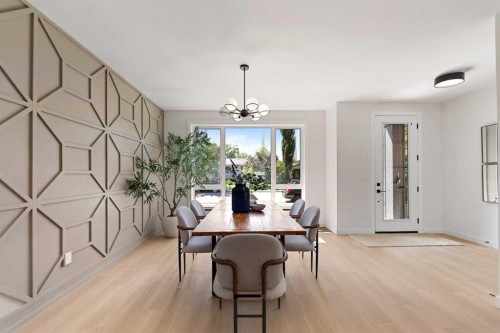 4608 81 Street Nw, Calgary, AB - Indoor Photo Showing Dining Room