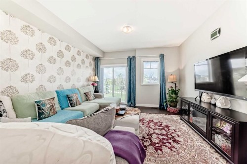 109 Redstone Circle Ne, Calgary, AB - Indoor Photo Showing Living Room