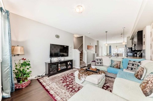 109 Redstone Circle Ne, Calgary, AB - Indoor Photo Showing Living Room