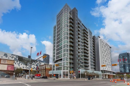 712-450 8 Avenue Se, Calgary, AB - Outdoor With Balcony