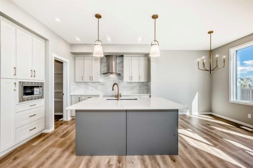 103 Mercado Crescent Se, Calgary, AB - Indoor Photo Showing Kitchen With Upgraded Kitchen