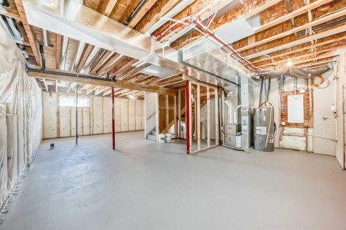 103 Mercado Crescent Se, Calgary, AB - Indoor Photo Showing Basement