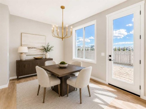 103 Mercado Crescent Se, Calgary, AB - Indoor Photo Showing Dining Room