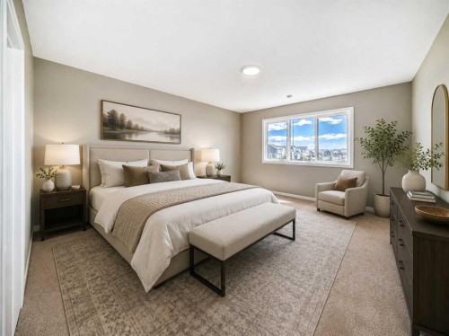 103 Mercado Crescent Se, Calgary, AB - Indoor Photo Showing Bedroom