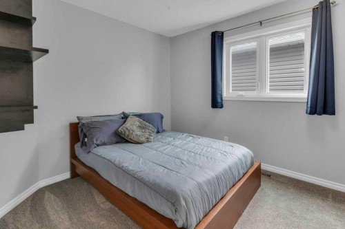 42 River Rock Green Se, Calgary, AB - Indoor Photo Showing Bedroom
