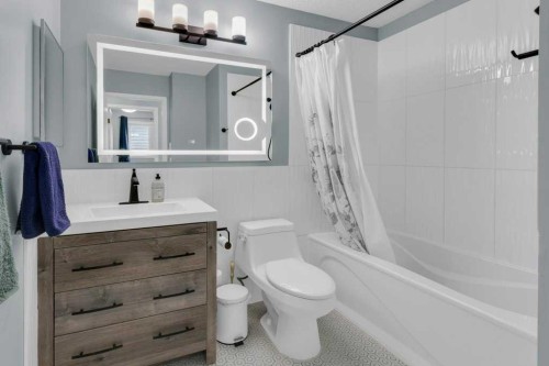 42 River Rock Green Se, Calgary, AB - Indoor Photo Showing Bathroom