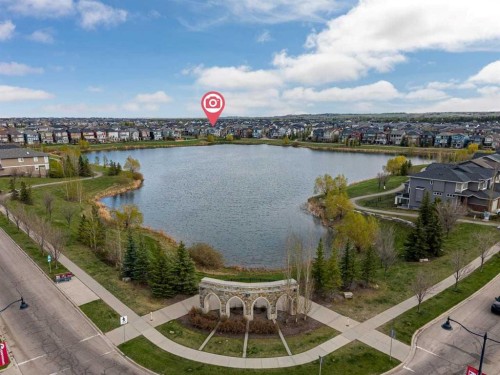 68 Legacy Manor Se, Calgary, AB - Outdoor With Body Of Water With View