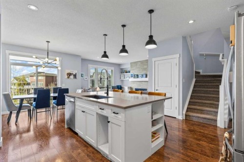68 Legacy Manor Se, Calgary, AB - Indoor Photo Showing Kitchen With Upgraded Kitchen