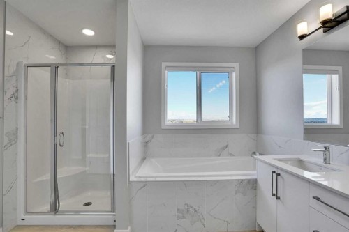 179 Lucas Heights Nw, Calgary, AB - Indoor Photo Showing Bathroom