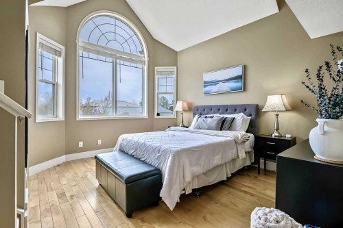 56 Mt Aberdeen Close Se, Calgary, AB - Indoor Photo Showing Bedroom