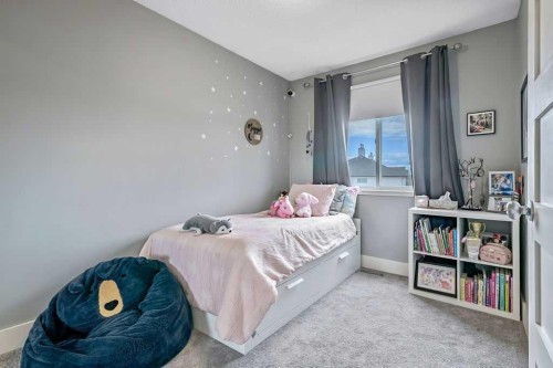 56 Mt Aberdeen Close Se, Calgary, AB - Indoor Photo Showing Bedroom