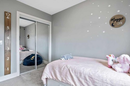 56 Mt Aberdeen Close Se, Calgary, AB - Indoor Photo Showing Bedroom