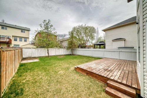 262 Coventry Court Ne, Calgary, AB - Outdoor With Deck Patio Veranda With Backyard