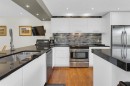 111 Point Drive Nw, Calgary, AB  - Indoor Photo Showing Kitchen With Double Sink With Upgraded Kitchen 