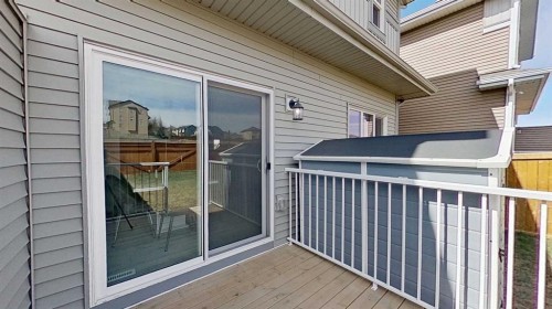 55 Belgian Crescent, Cochrane, AB - Outdoor With Deck Patio Veranda With Exterior
