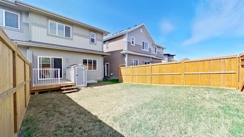 55 Belgian Crescent, Cochrane, AB - Outdoor With Deck Patio Veranda