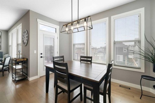41 Banded Peak View, Okotoks, AB - Indoor Photo Showing Dining Room