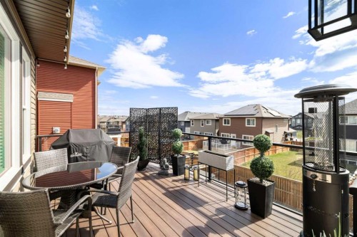 41 Banded Peak View, Okotoks, AB - Outdoor With Deck Patio Veranda With Exterior