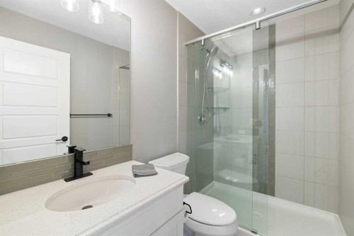 41 Banded Peak View, Okotoks, AB - Indoor Photo Showing Bathroom
