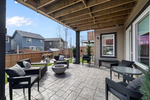 41 Banded Peak View, Okotoks, AB - Outdoor With Deck Patio Veranda With Exterior