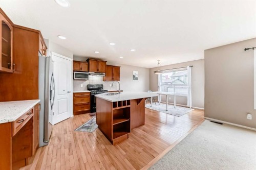80 Eversyde Way Sw, Calgary, AB - Indoor Photo Showing Kitchen