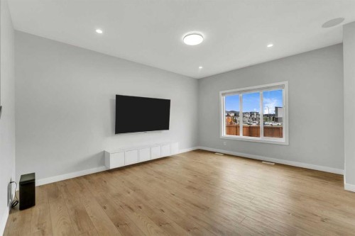 152 Savanna Way Ne, Calgary, AB - Indoor Photo Showing Living Room