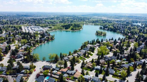 1444 Acadia Drive Se, Calgary, AB - Outdoor With Body Of Water With View