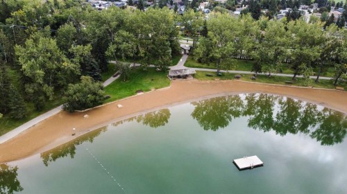1444 Acadia Drive Se, Calgary, AB - Outdoor With Body Of Water With View