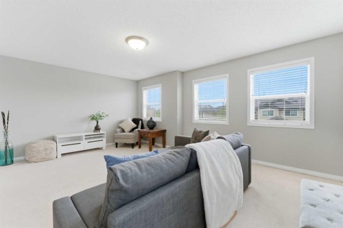 143 Chaparral Ravine View Se, Calgary, AB - Indoor Photo Showing Living Room