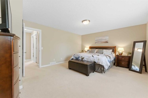 143 Chaparral Ravine View Se, Calgary, AB - Indoor Photo Showing Bedroom